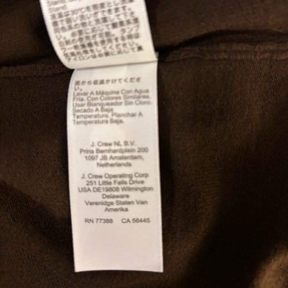 J. Crew Carolyn Fitted Crewneck Sweater in Merino Wool in French Press XL. NWT - Picture 11 of 12